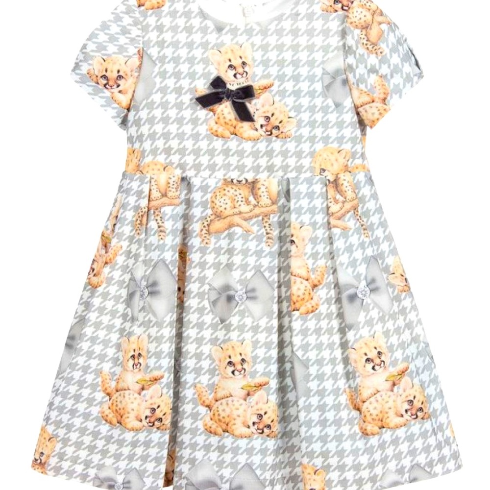 Balloon Chic girls cheetah dress 3Tt